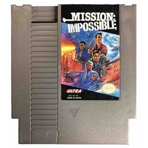 Mission Impossible Nintendo Entertainment System 1990 NES Retro Cart Only Tested
